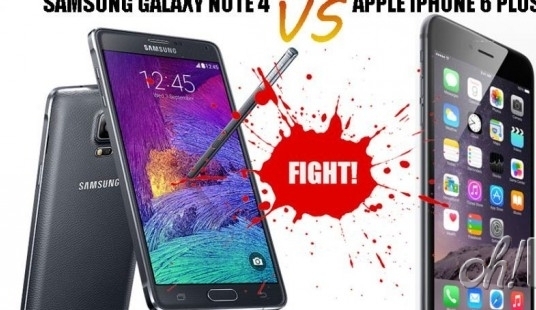 iPhone 6 plus VS Samsung Galaxy Note