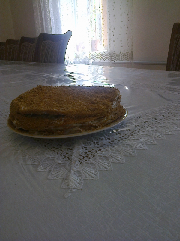 Балдан жасалған торт(медовый торт)