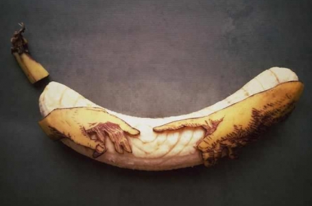 Банан ART немесе банан бетіндегі өнер туындылары