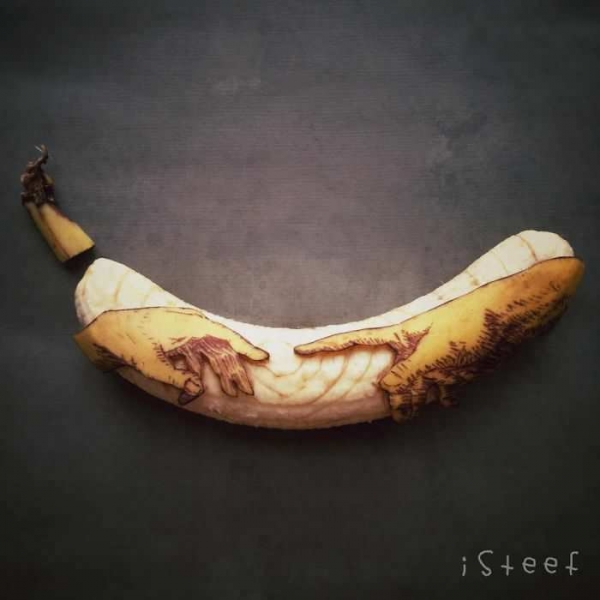Банан ART немесе банан бетіндегі өнер туындылары