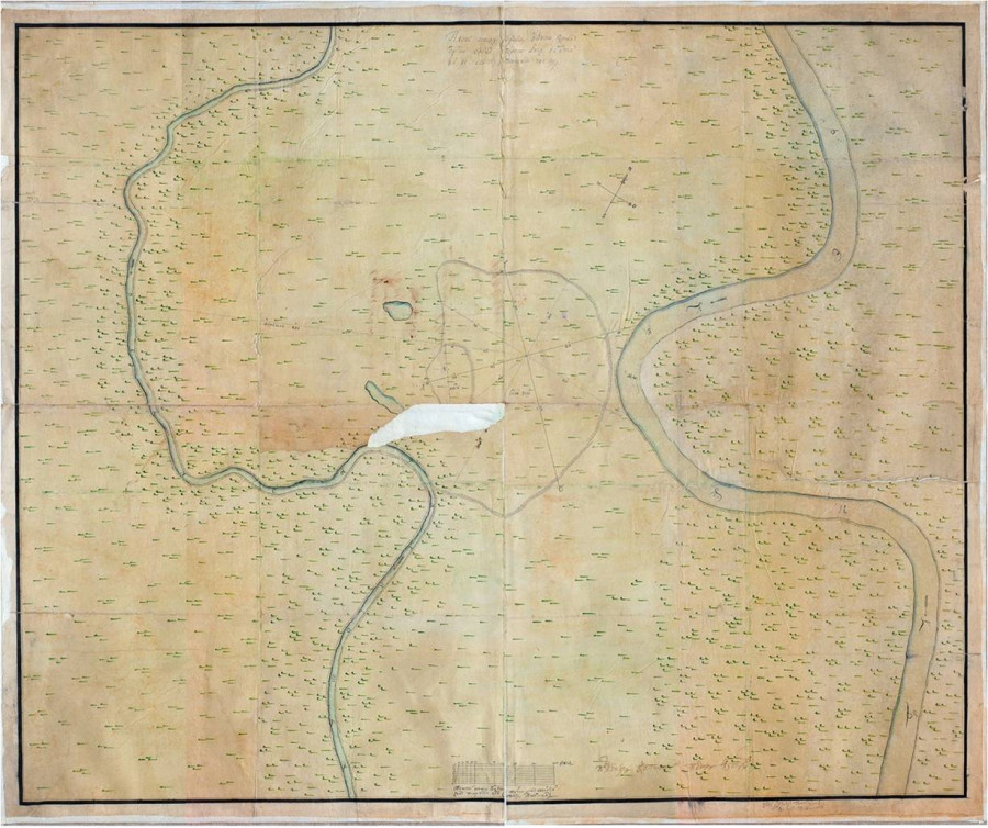 Сарайшықтың 1741 жылғы жоспары табылды