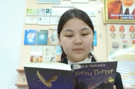 Түркістандық 13 жастағы оқушы қыз 800-ге жуық кітап оқыған