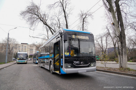 Алматыда екі троллейбус жүргізушілері төбелескен: Желіде видео пайда болды