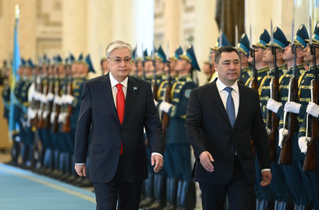 Қырғызстан Президенті Садыр Жапаров Ақорда резиденциясына келді