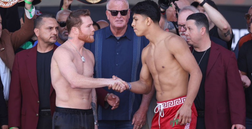 Канело мен мексикалық нокаутшы айқас алдында салмақ өлшеді