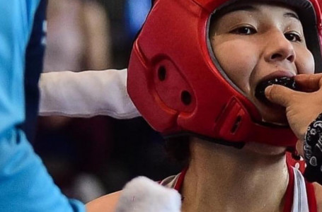 Ишанова Азия чемпионы тағы үшін айқаста өзбекстандық боксшыны нокаутқа түсірді