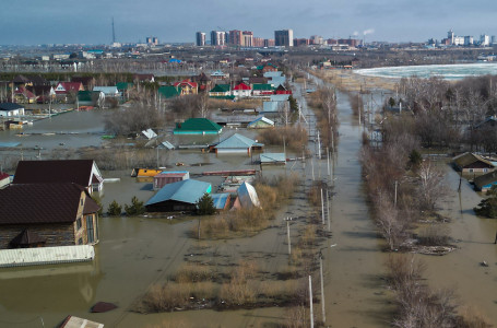 12,4 миллиард текше метр тасқын суы көлдер мен шабындықтарға жіберілді