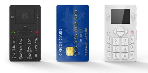 Micro-phone - көлемі кредит картасымен бірдей ұялы телефон