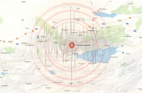 Қазақстан мен Қырғызстан шекарасында жер сілкінді
