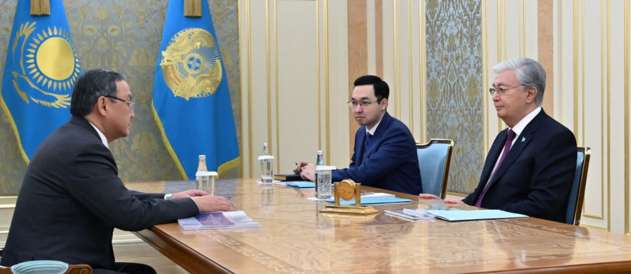 Тоқаев Ұлттық ғылым академиясының президенті Күрішбаевты қабылдады