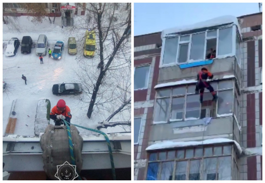 Астанада бала әйелді үсіп қалудан аман алып қалды