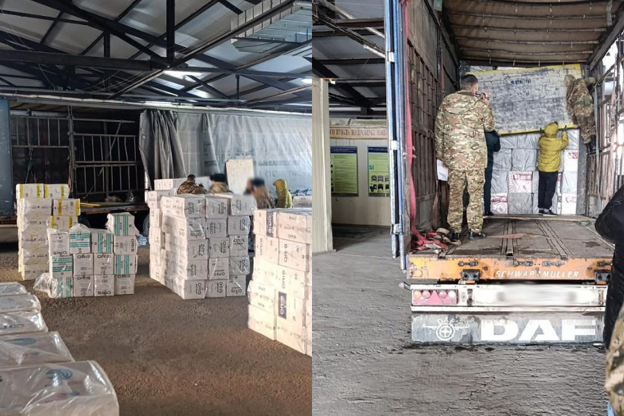 Құны - 187 млн теңге: ҰҚК 500 мыңнан аса темекі қорабын тәркіледі