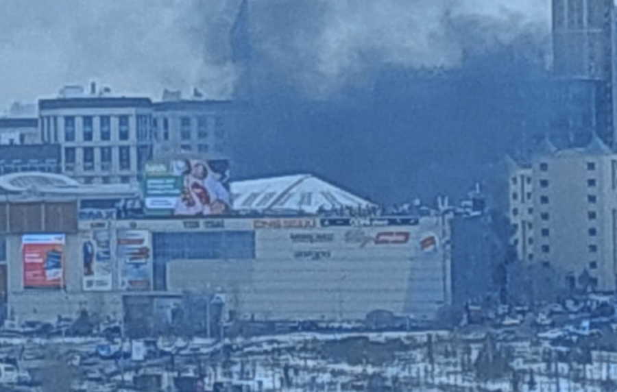 Астанада Сарыарқа сауда орталығында өрт шықты