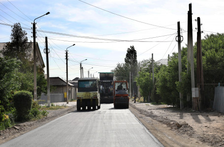 Тараз қаласында жол жөндеу жұмыстары екі есеге дейін артты