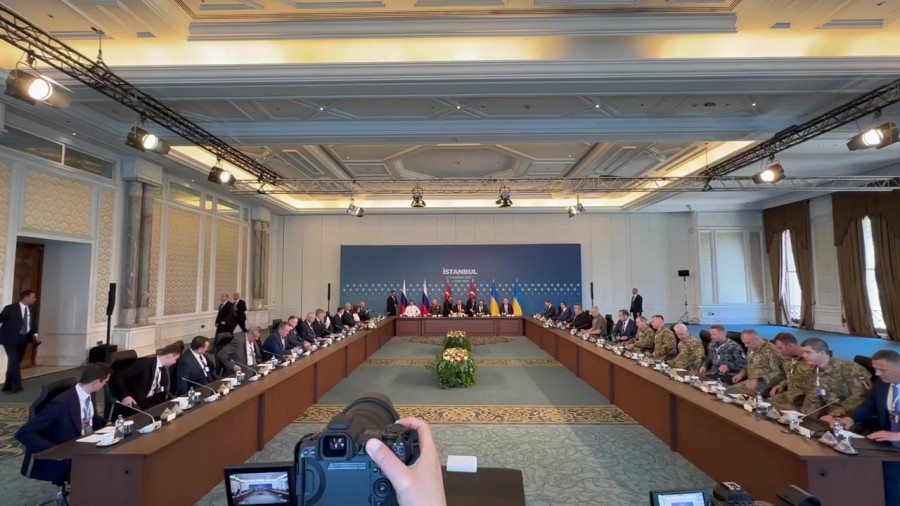 Ыстамбұлда Ресей мен Украина арасындағы келіссөздің екінші кезеңі басталды