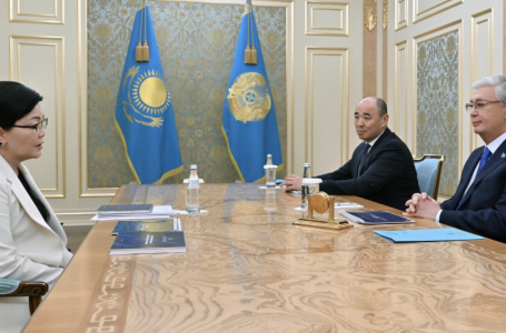 Министр Жақыпова Тоқаевқа есеп берді