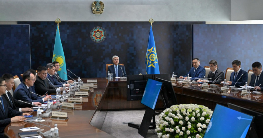 Тоқаев Ұлттық қауіпсіздік комитетінің басшылық құрамымен жиын өткізді
