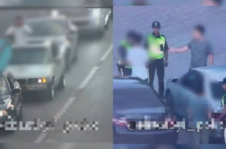 Таразда мектеп түлектері кортеж ұйымдастырған