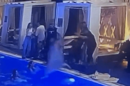 Қыздарды суға лақтырған: танымал бишінің төбелескен видеосы тарады