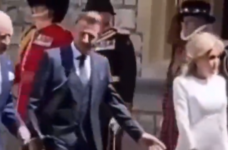 Франция президенті мен оның әйелі тағы да жұрт назарына ілікті