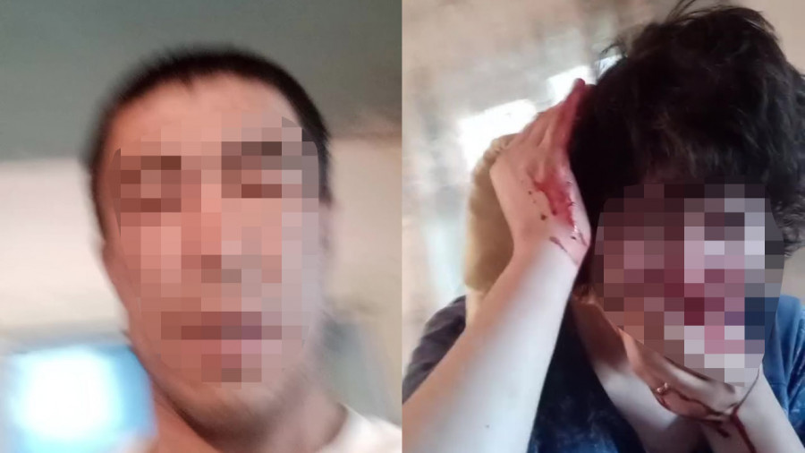 Алматы облысында ер адам әйелін сабап, оқиғаны видеоға түсірген