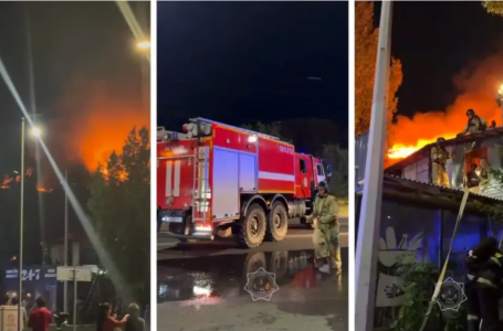 Астанада үш қабатты қонақүй өртенді