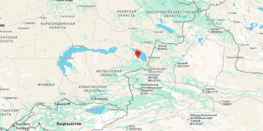 Алакөл көлі маңында жер сілкінісі тіркелді