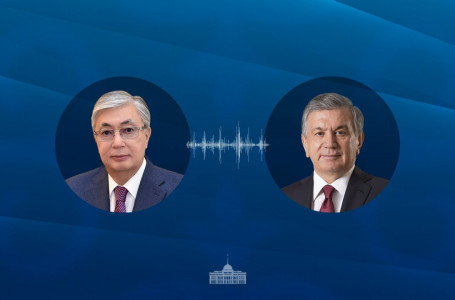 Тоқаев Өзбекстан президентімен телефон арқылы сөйлесті