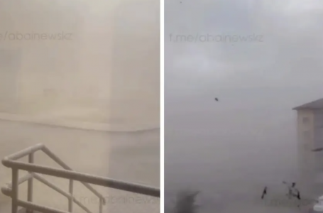 Семейде құмды дауыл соқты