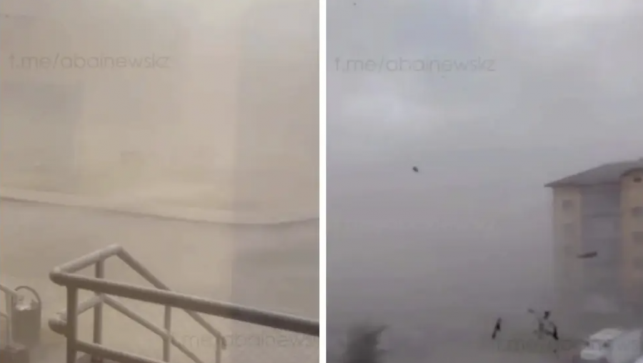 Семейде құмды дауыл соқты