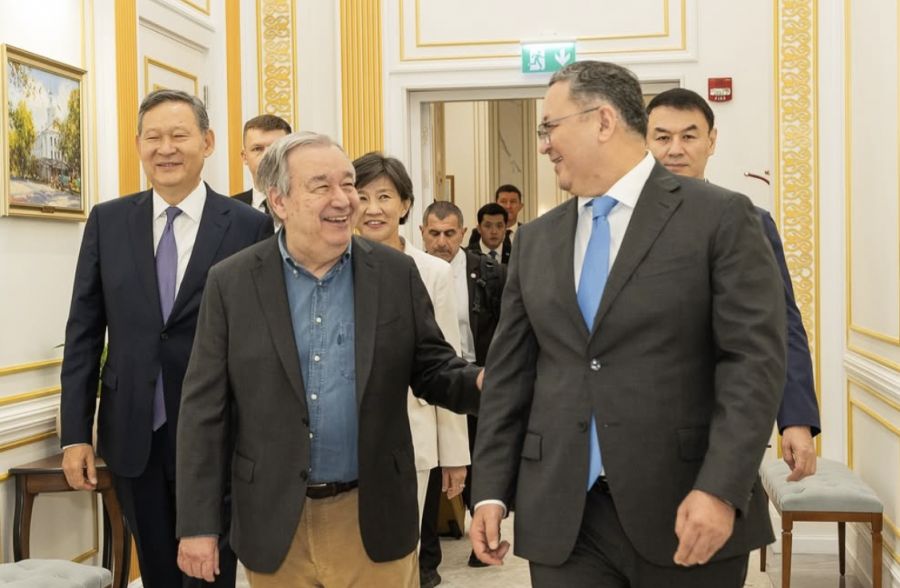 БҰҰ бас хатшысы Антониу Гутерриш Алматыға келді