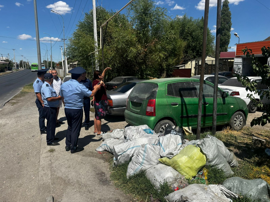 Шымкентте тазалық пен тәртіпті бұзғандар жауапқа тартылды