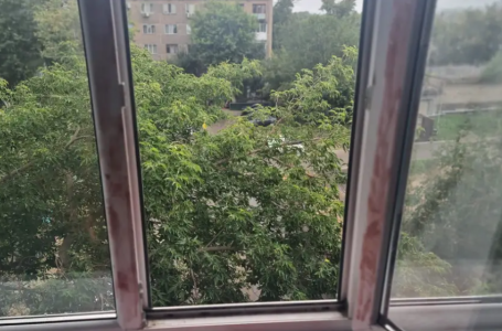 Павлодарда терезеден балаларын лақтырған әйелдің палатасын полицейлер күзетіп тұр