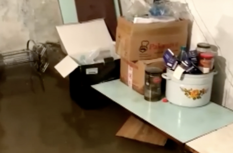 Таразда Үшбұлақ арнасынан асып, 30 үйдің ауласын су басқан