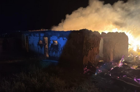 Ақмола облысында 60 тонна шөп өртенді