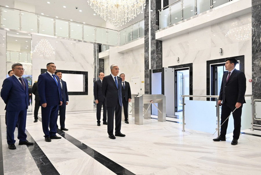Тоқаев Астана қаласы бойынша ҰҚК департаментінің жаңа ғимаратына барды