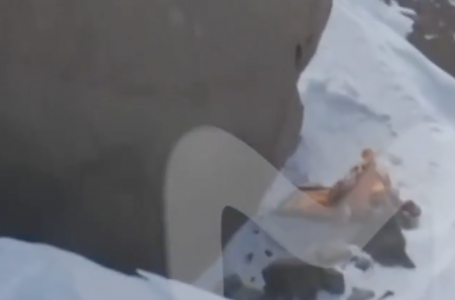 Қорқынышты сәйкестік: Қырғызстан тауында альпинисті құтқарудың соңғы сәті көрсетілді