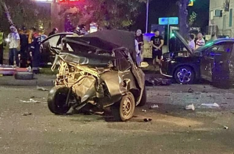 Астанада жантүршігерлік жол апаты болды: көліктің жартысы ғана қалған