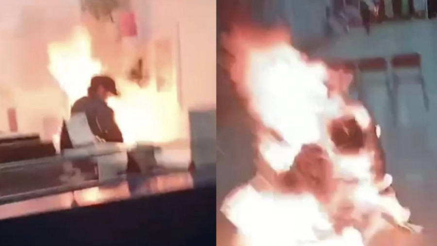 Алматы әуежайында ер адам өз-өзін өртеген: не белгілі?