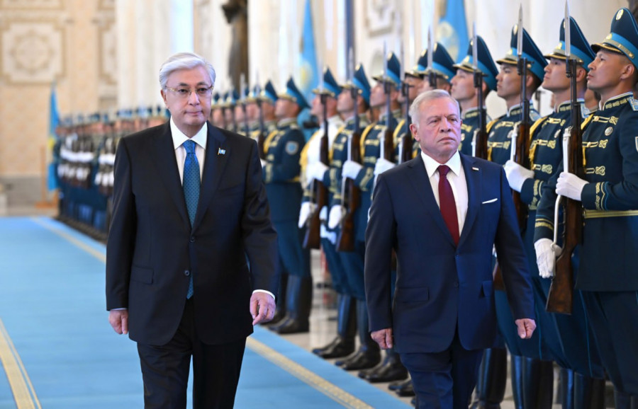 Қасым-Жомарт Тоқаев Ақордада Иордания Королін қарсы алды