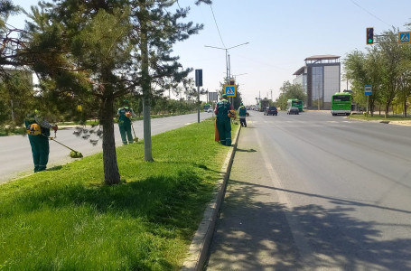 Шымкент: аудан аумақтарында тазалық жұмыстары жүргізіліп жатыр