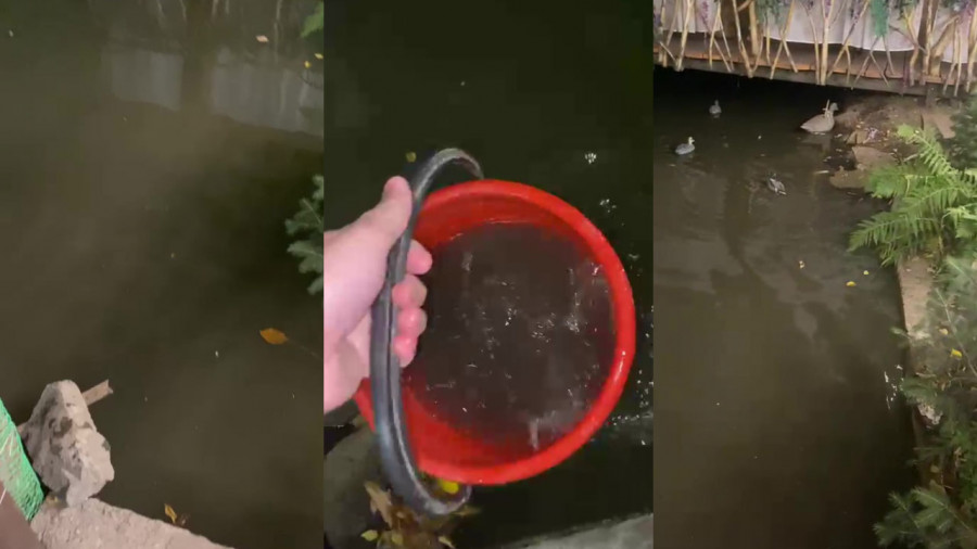 Үлкен Алматы өзеніне кәріз суы құйылған