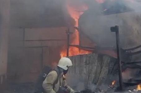 Алматыдағы Әуезов ауданында өрт шықты