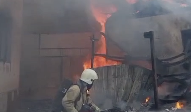 Алматыдағы Әуезов ауданында өрт шықты