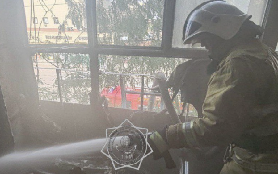 Жамбыл облысында өрт кезінде 20 адам эвакуацияланды