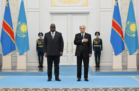 Тоқаев Ақордада Конго президентін қарсы алды