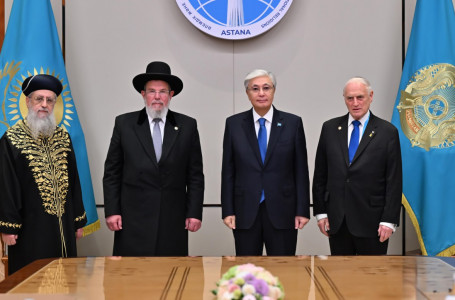 Президент иудаизм ұйымының өкілдерімен кездесті