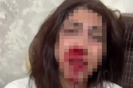 Алматыда бұрынғы әйелін балаларының көзінше сабаған ер адам ұсталды