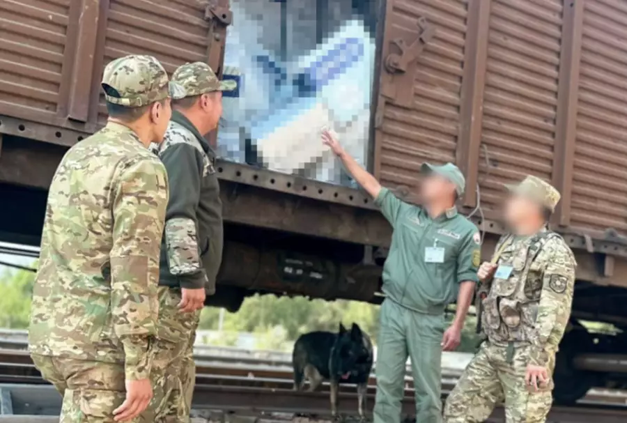 Шекарада ірі көлемдегі заңсыз темекі тасымалының жолы кесілді