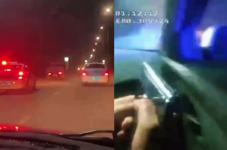 Семейде полиция мас жүргізушіні оқ атып тоқтатқан